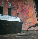 Voir Départ du paquebot - 130x130 - huile sur toile